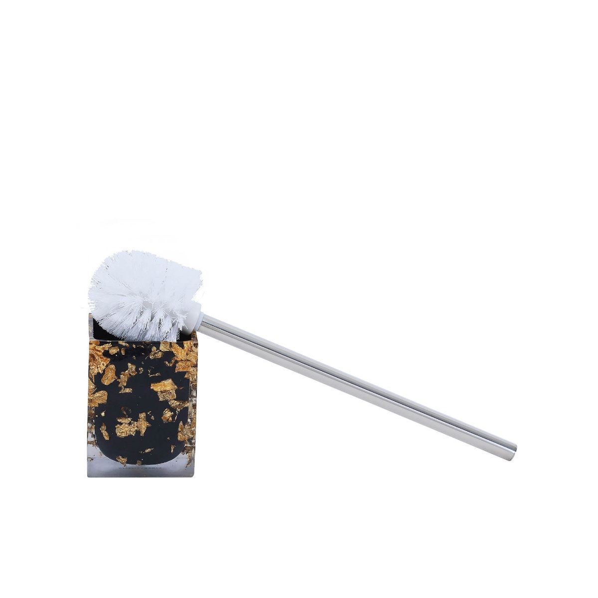OBSESSIONS Black & Gold Toilet Brush Holder Buy OBSESSIONS Black