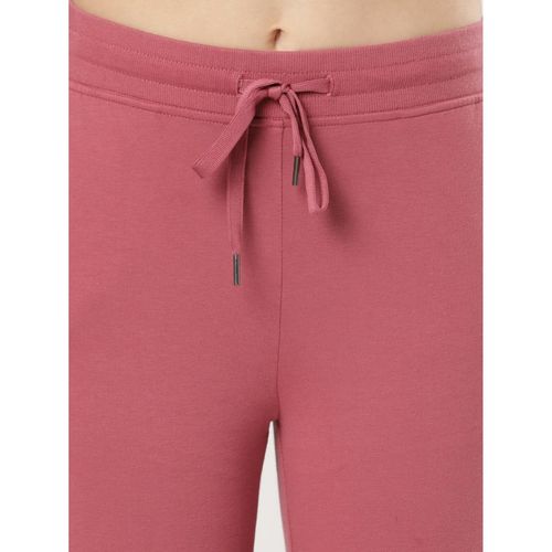 Buy Jockey 1323 Women's Cotton Elastane French Terry Fabric Joggers With  Zipper Pockets - Pink Online