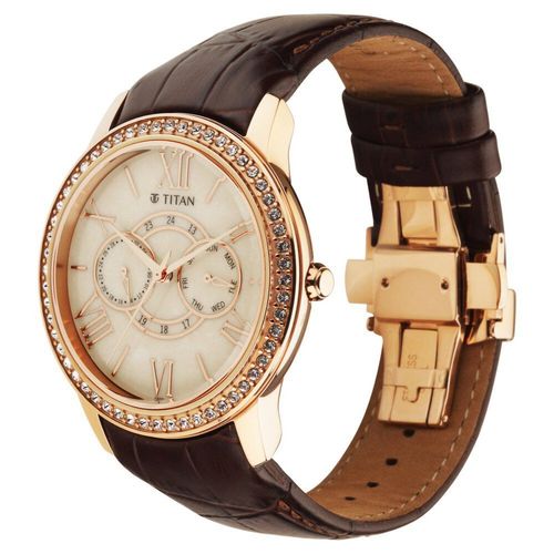 Titan Watches For Men Leather Belt Buy Titan Royale Quartz