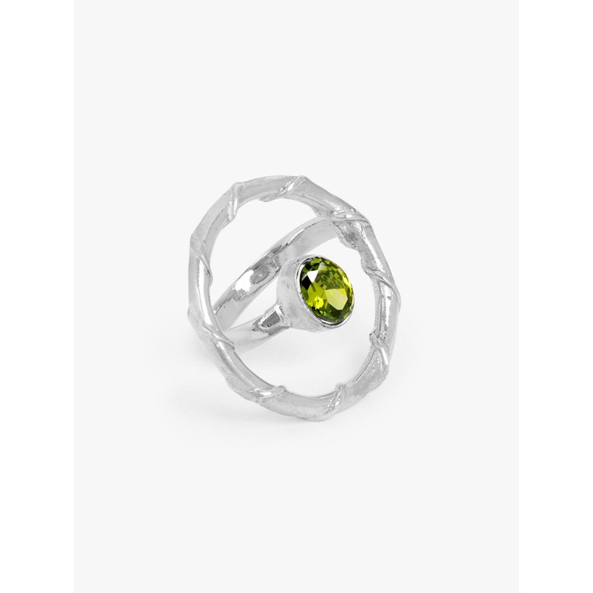 Fablestreet Peridot Green Crystal Statement Ring Buy Fablestreet