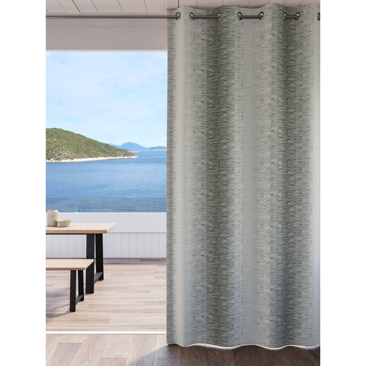 Ddecor Live Beautiful Ready Made Curtain 7 Ft Door Size Grey (Pack Of 1)
