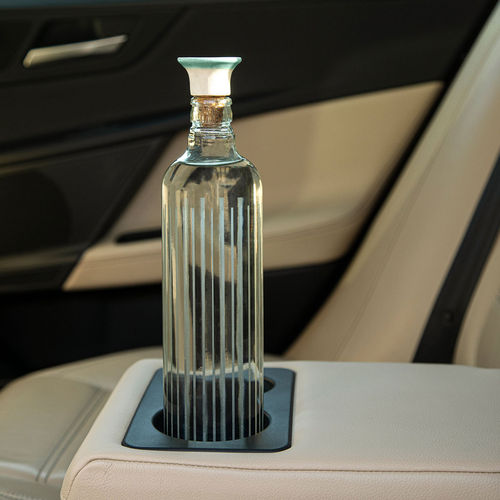 Buy Square glass water bottle with ceramic stopper Online - Ellementry