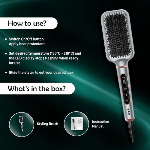 Ikonic Me Super Styler Hair Straightening Brush