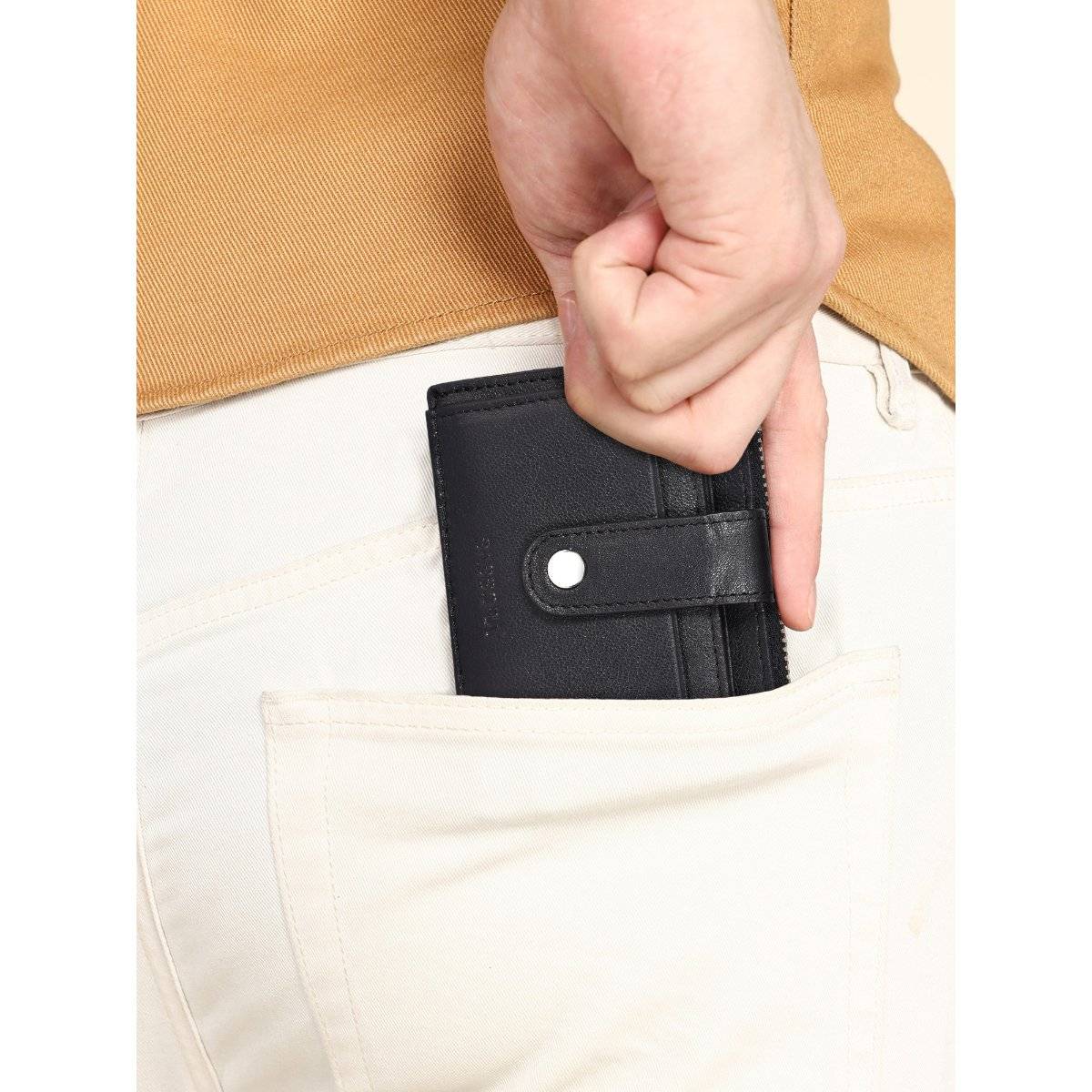 Sassora Premium Genuine Leather Rfid Card Wallet (M)