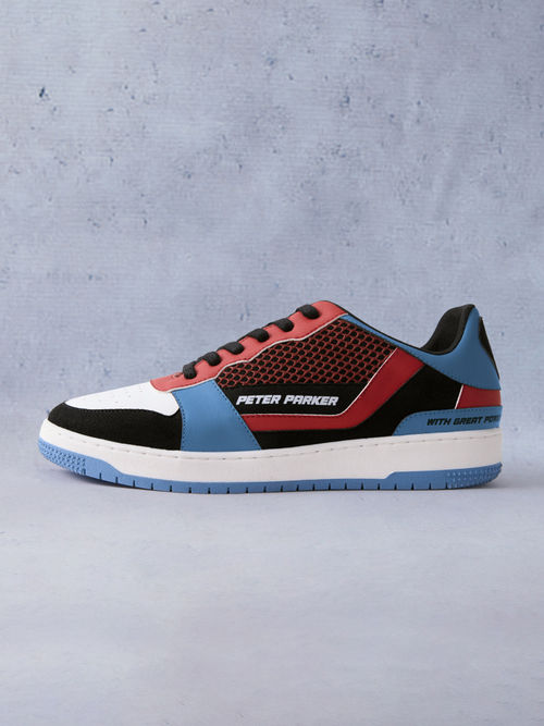 The Souled Store Spider-Man Neighbourhood Hero Men Low Top Sneakers