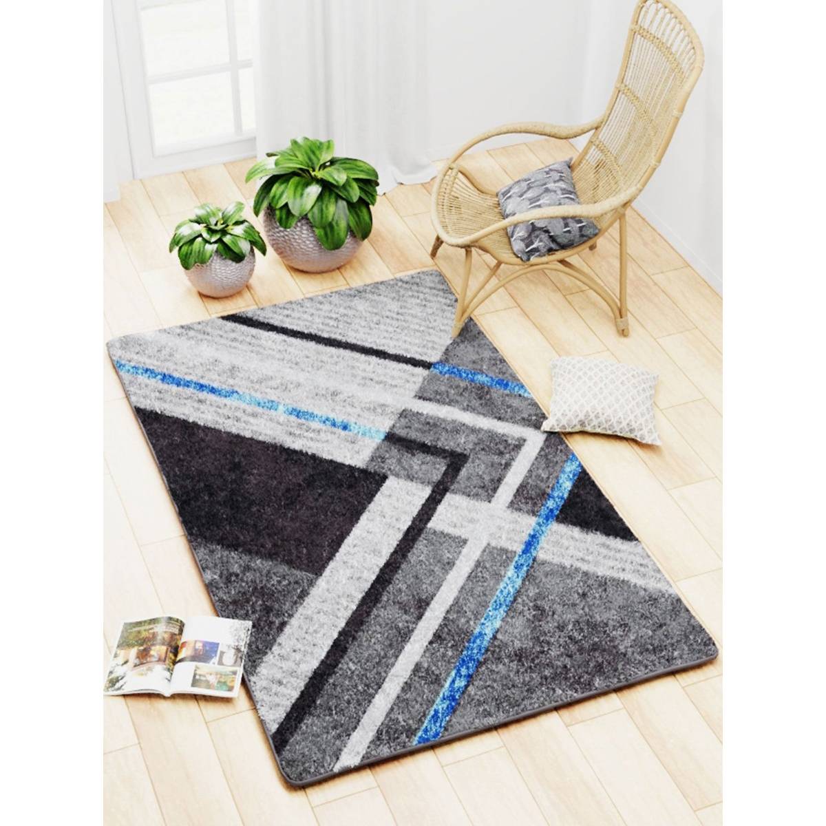 BIANCA Matuzi 3 X 5 Ft Area Rug Grey02