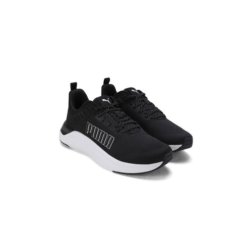 Puma Softride Astro T Unisex Black Running Shoes (UK 3)