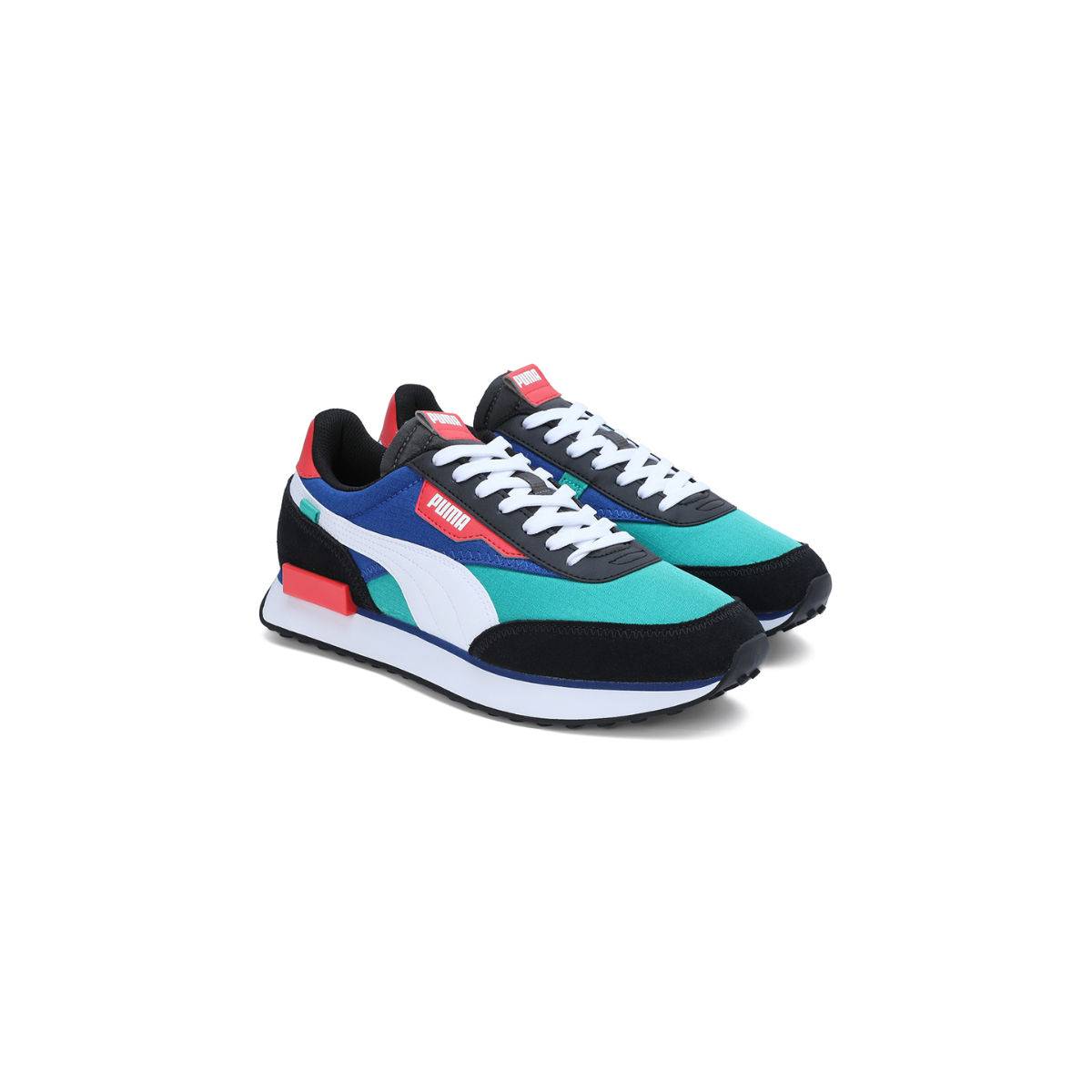 Buy Puma Future Rider Play On Unisex Teal \u0026 Blue Sneakers Online