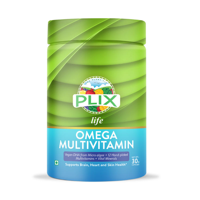 Plix Life Omega 3 Multivitamins For Daily Well-being, Pack Of 1