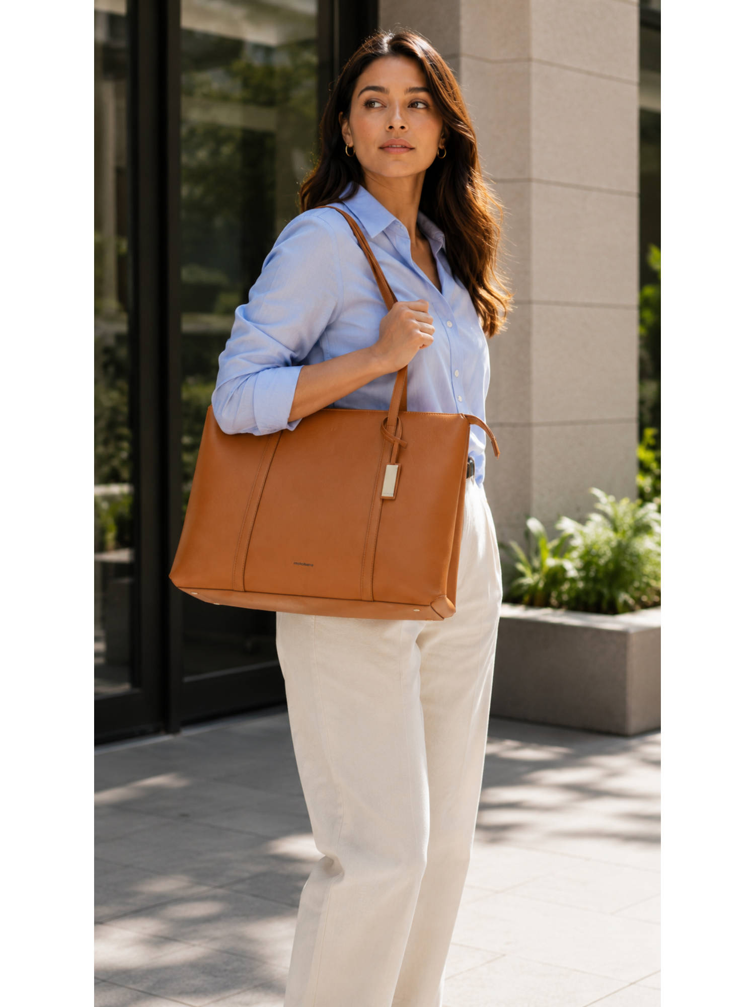 MOKOBARA The Easy Going Casual Use Tan Lines Brown Tan Tote Bag