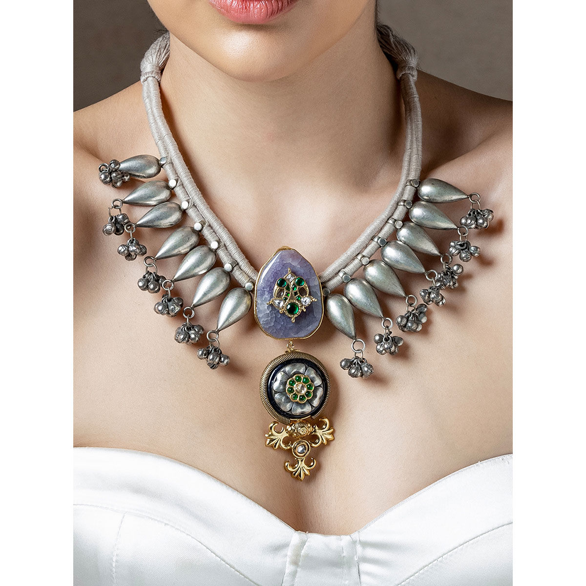 Purple sapphire 21st birthday gift pendant — Militza Ortiz Jewellery