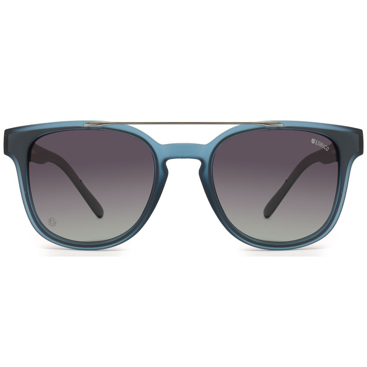 Enrico Blue Polycarbonate Wayfarer Iceberg Men's Sunglasses