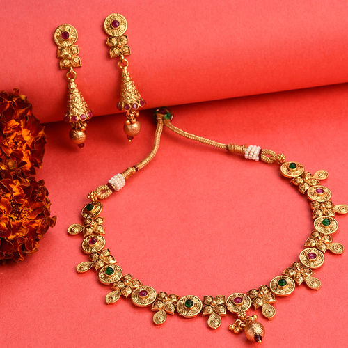 Buy Gold-Toned FashionJewellerySets for Women by SOHI Online