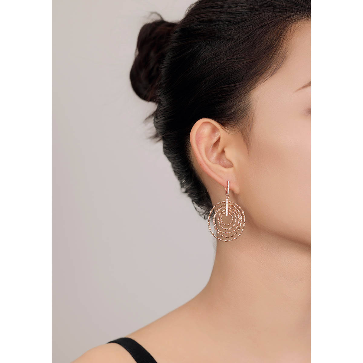 SILMORA White Rose Gold Plated Drop