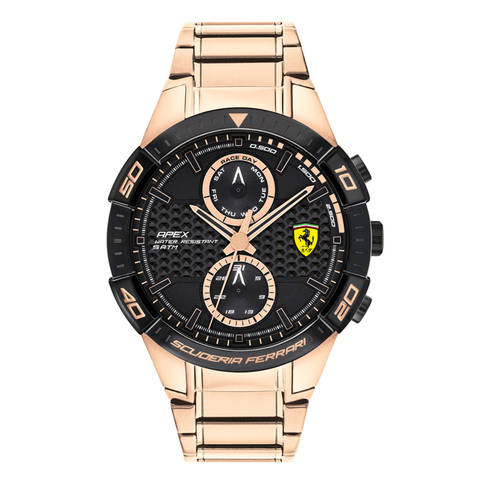 Buy Scuderia Ferrari Apex 0830640 Black Dial Analog Watch For Men 