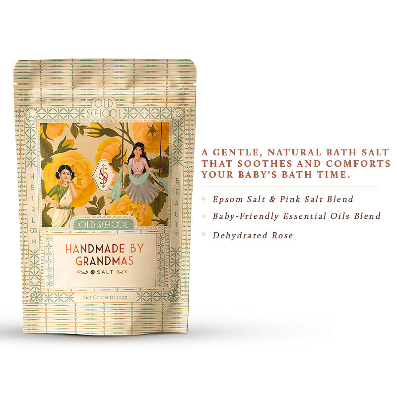 Old School Handmade By Grandmas Baby Bath Salt