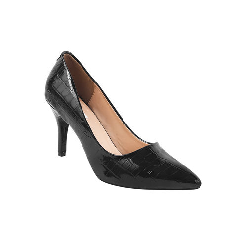 Buy The White Pole Women Black Casual Pencil Stiletto Pump Heels