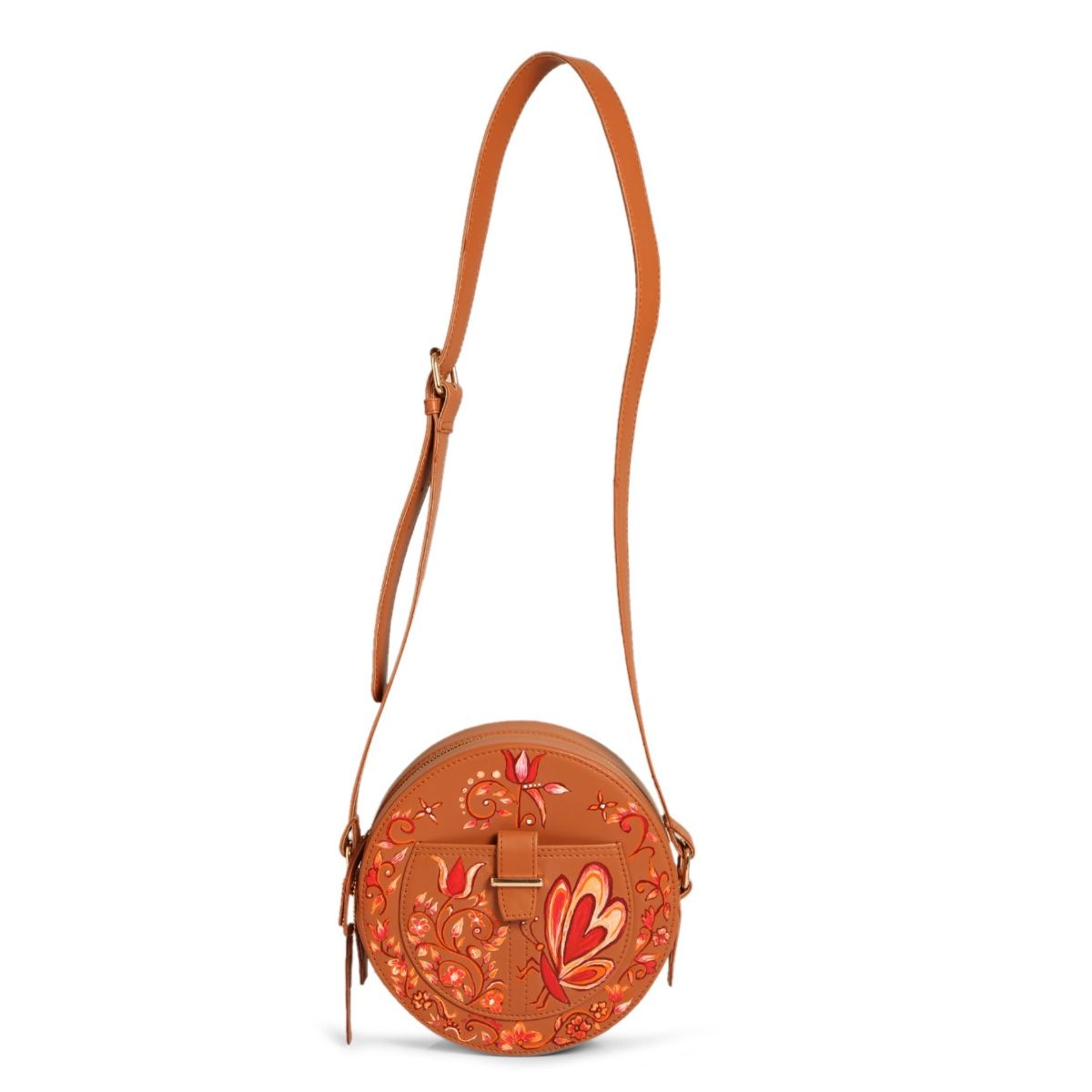 RASHKI Terra Garden Art Womens Handpainted Sling Bag Buy RASHKI Terra
