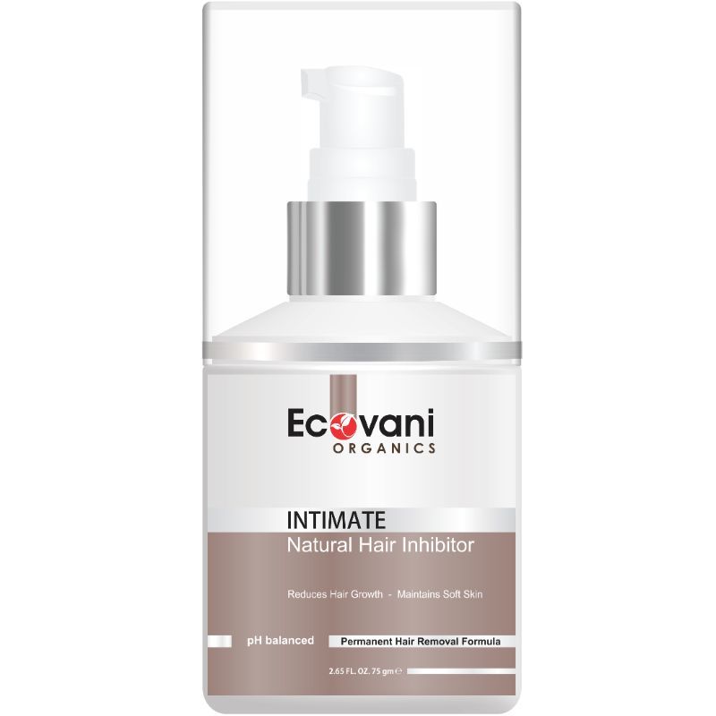 ECOVANI Intimate Hair Inhibitor, Organic Hair Retarder For Men And Women