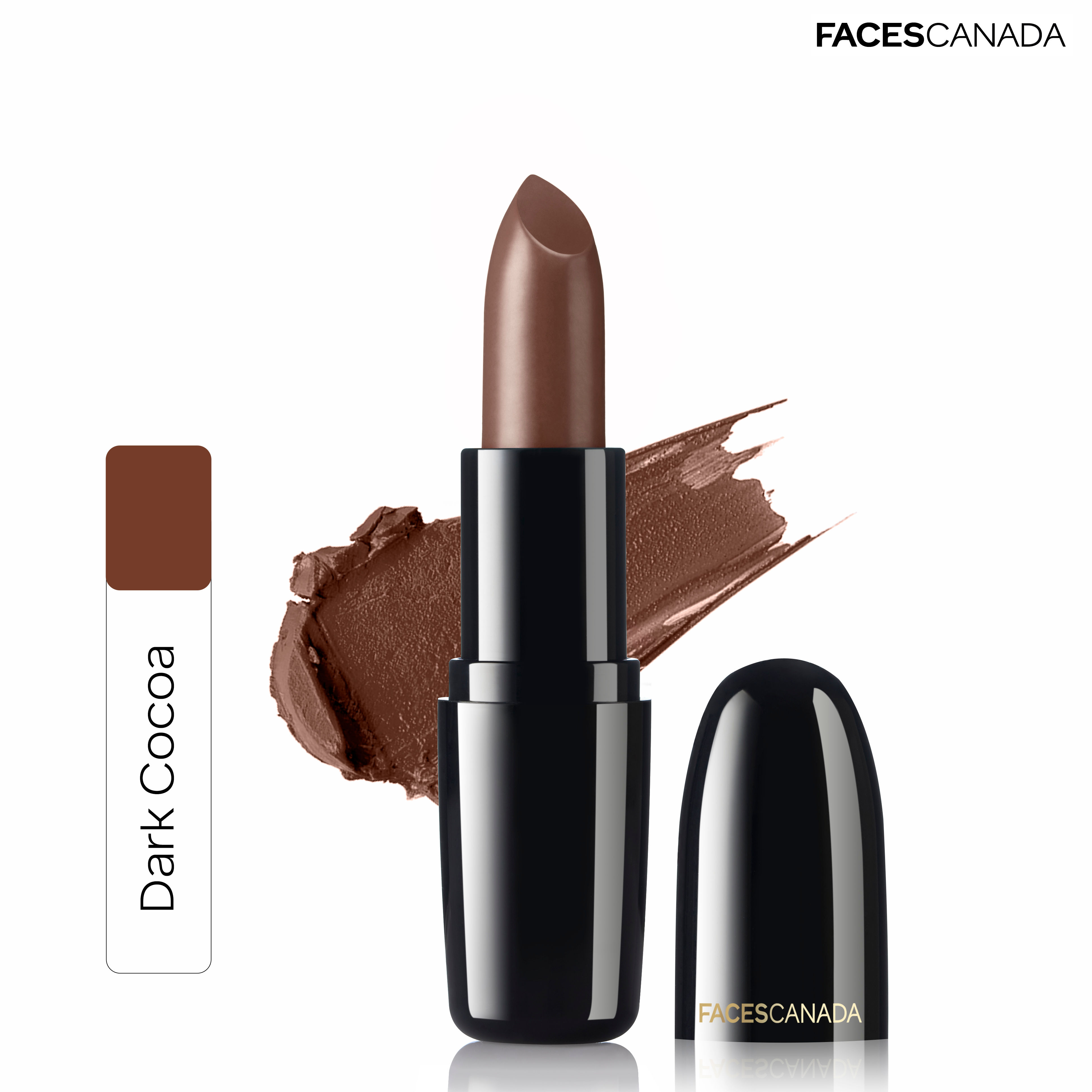 faces canada dark cocoa lipstick review