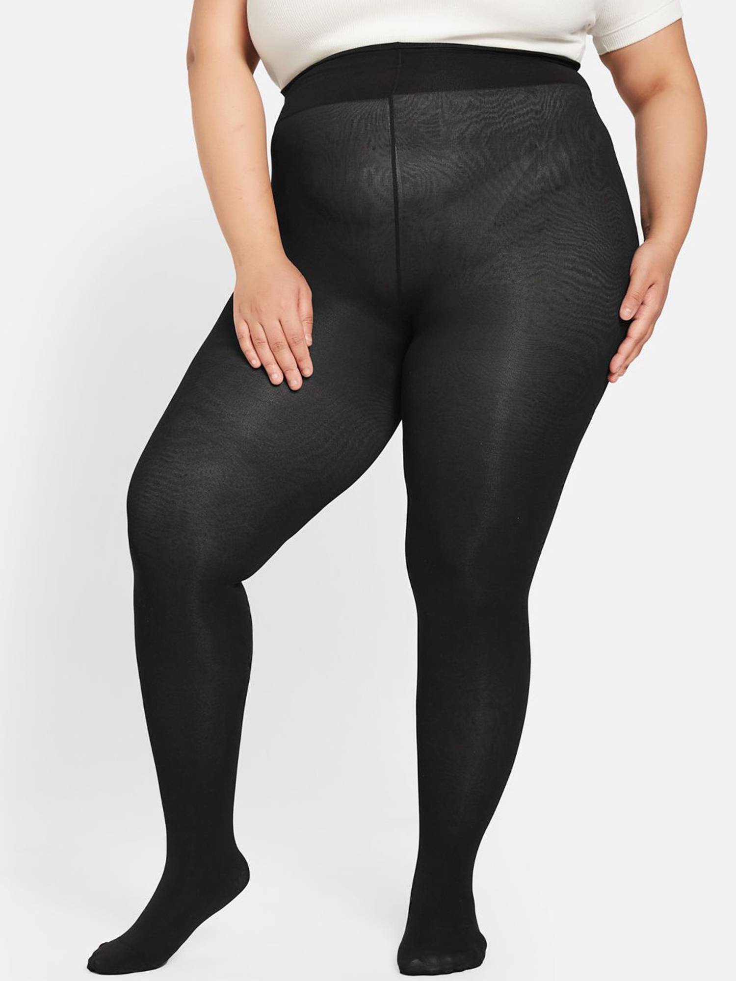 Secrets by Zerokaata Plus Size High Waist Sheer Pantyhose Stockings For Summers