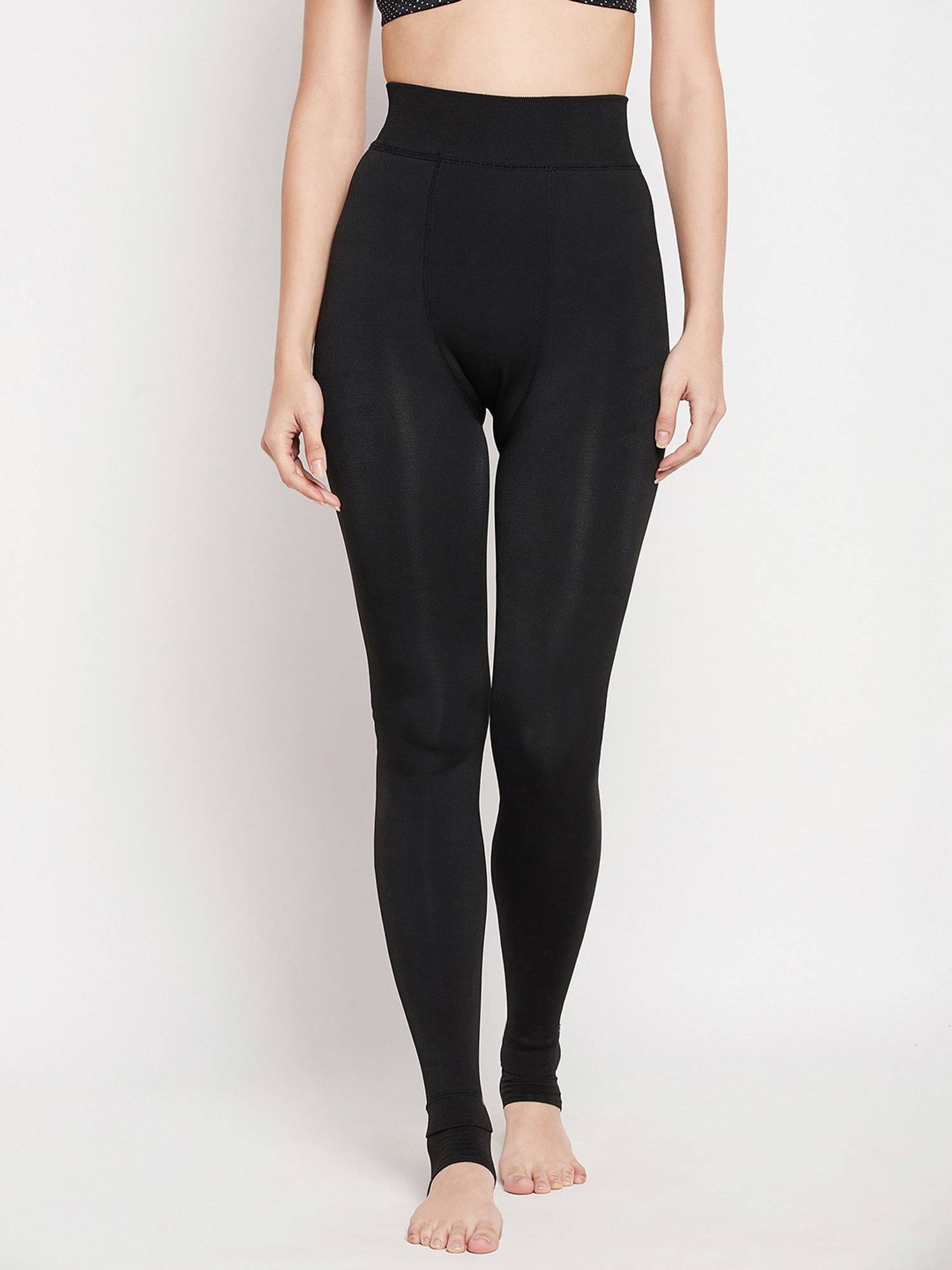 Secrets by Zerokaata High Waist Fleece Winter Fur Stockings For Women