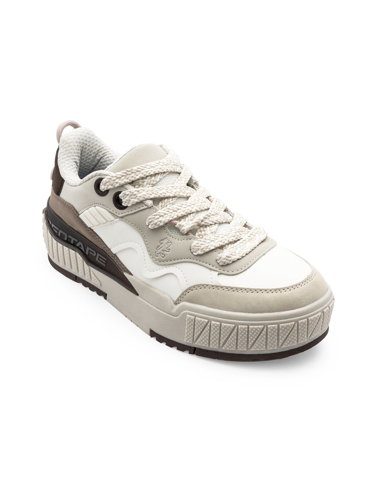 Red Tape Men Colorblocked Beige Super Sneakers - Main Image