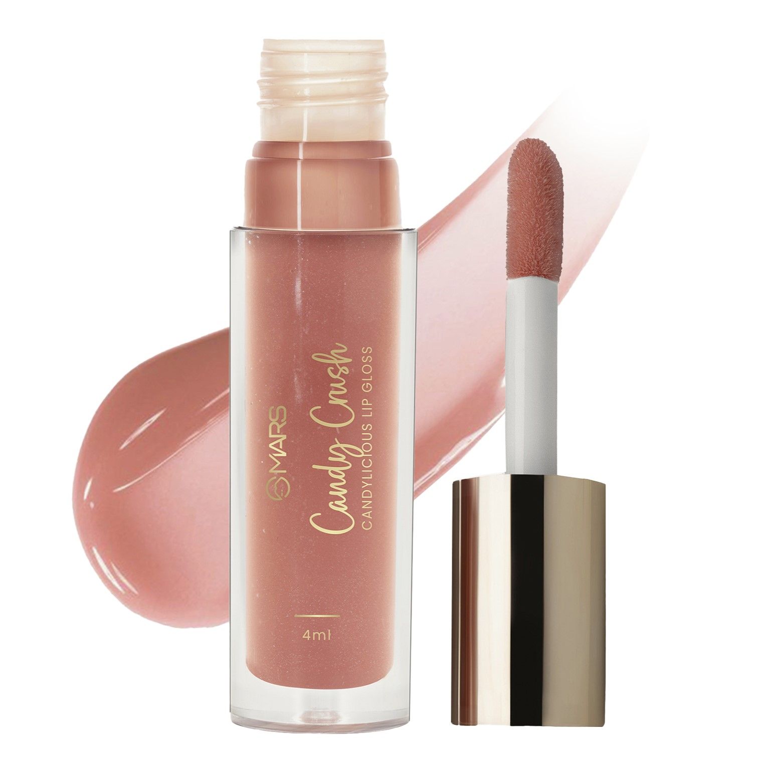 Mars Candylicious Colored Lip Gloss For Women (01-Candy Crush )