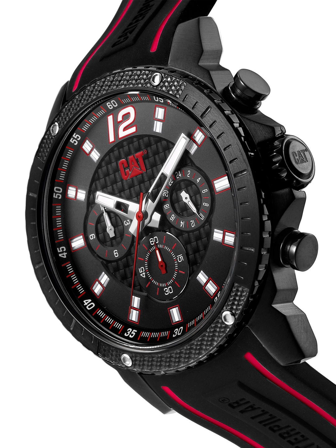 CAT Carbon Blade Analogue Black Round Dial Men's Watch (CB.169.21.138