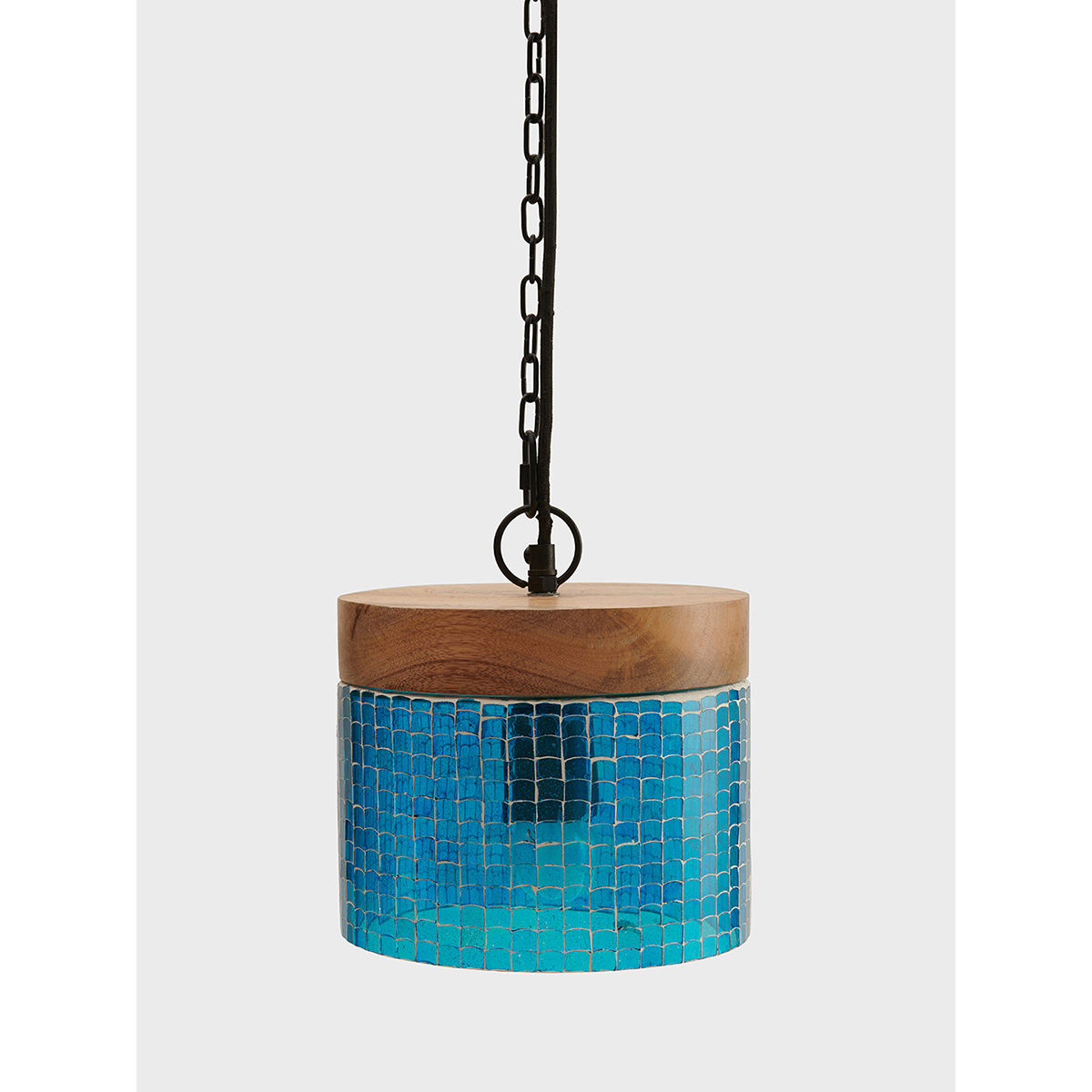 Buy Fabindia Mosaic Pendant Lamp Shorl Blue Online
