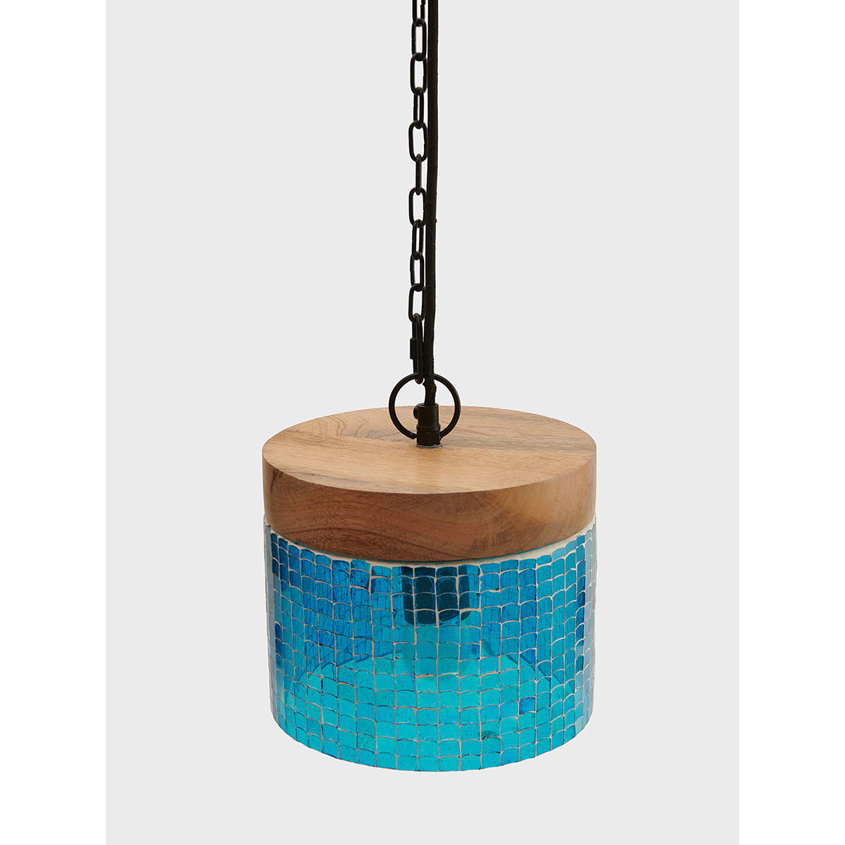 Buy Fabindia Mosaic Pendant Lamp Shorl Blue Online