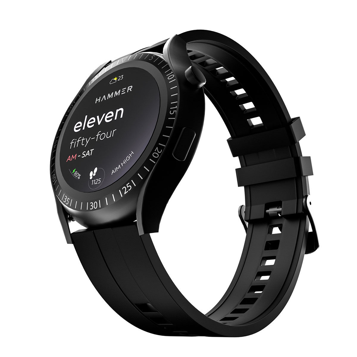 Black round smartwatch online