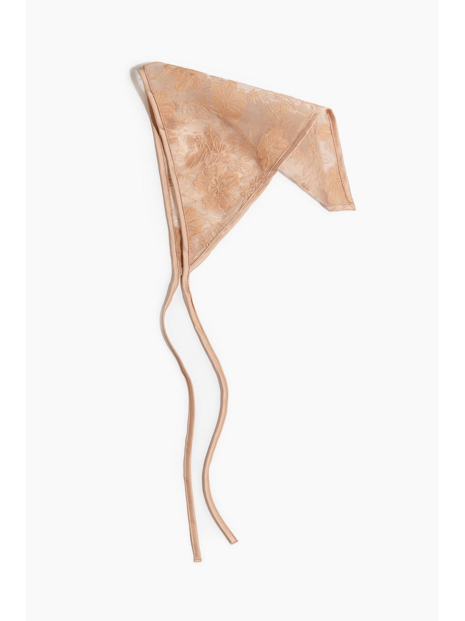 H&M Women Orange Embroidered Head Scarf