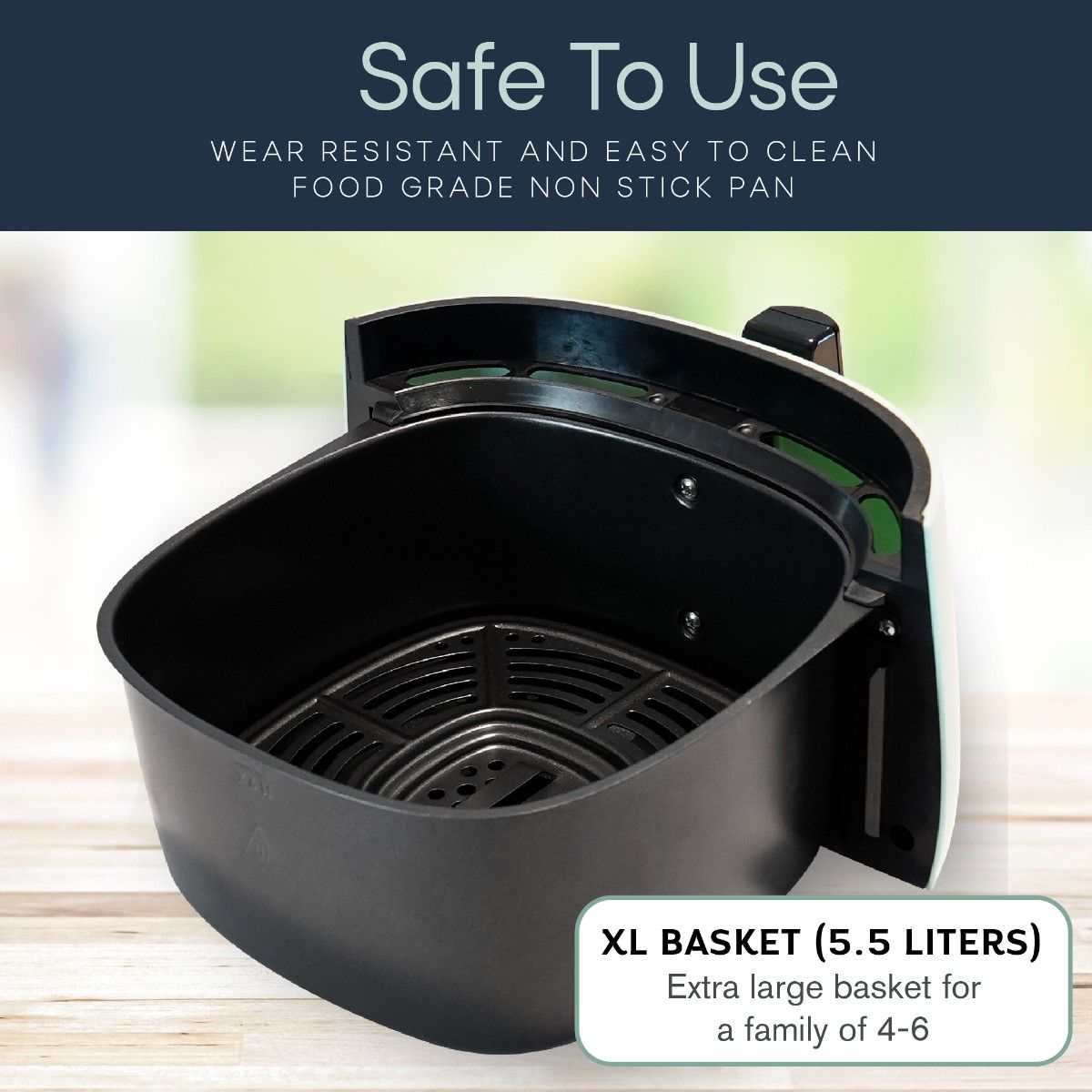 Solara Air Fryer Xtra Large (5.5L) Black Buy Solara Air Fryer Xtra Large (5.5L) Black