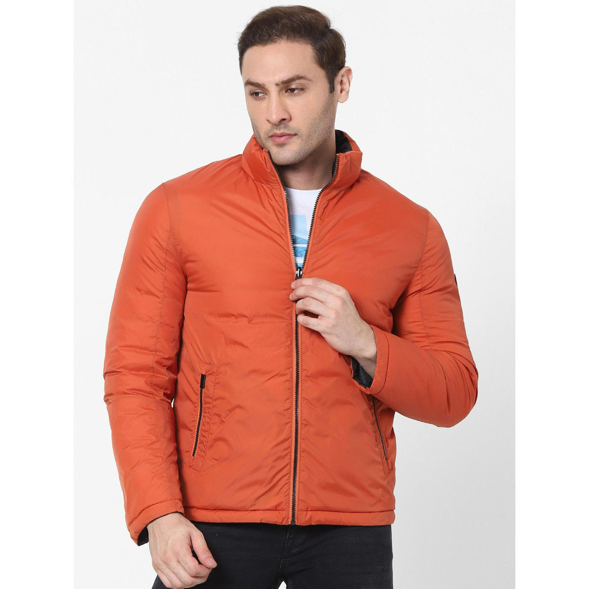 Celio Men s Orange Reversible Jacket