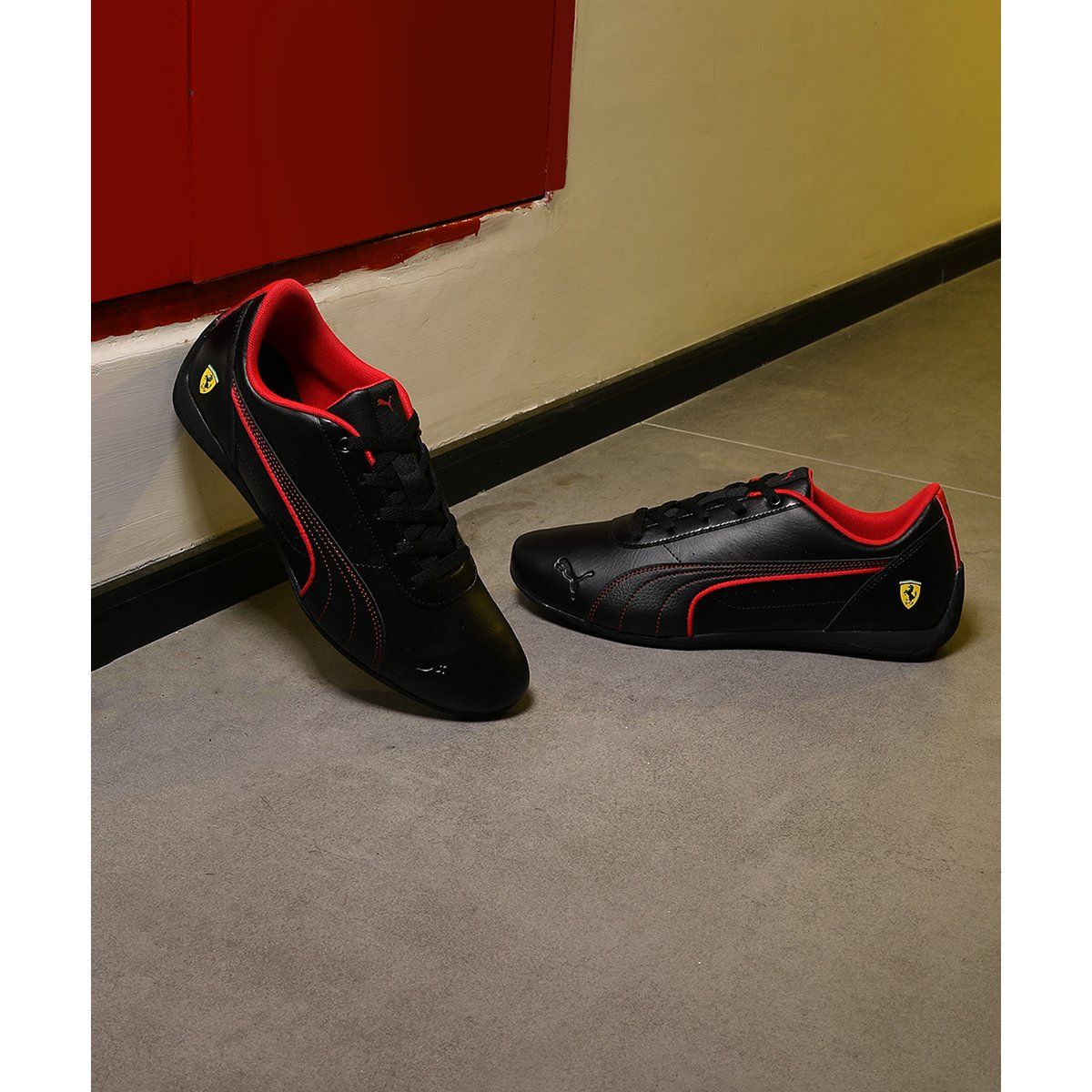 Ferrari black shoes outlet
