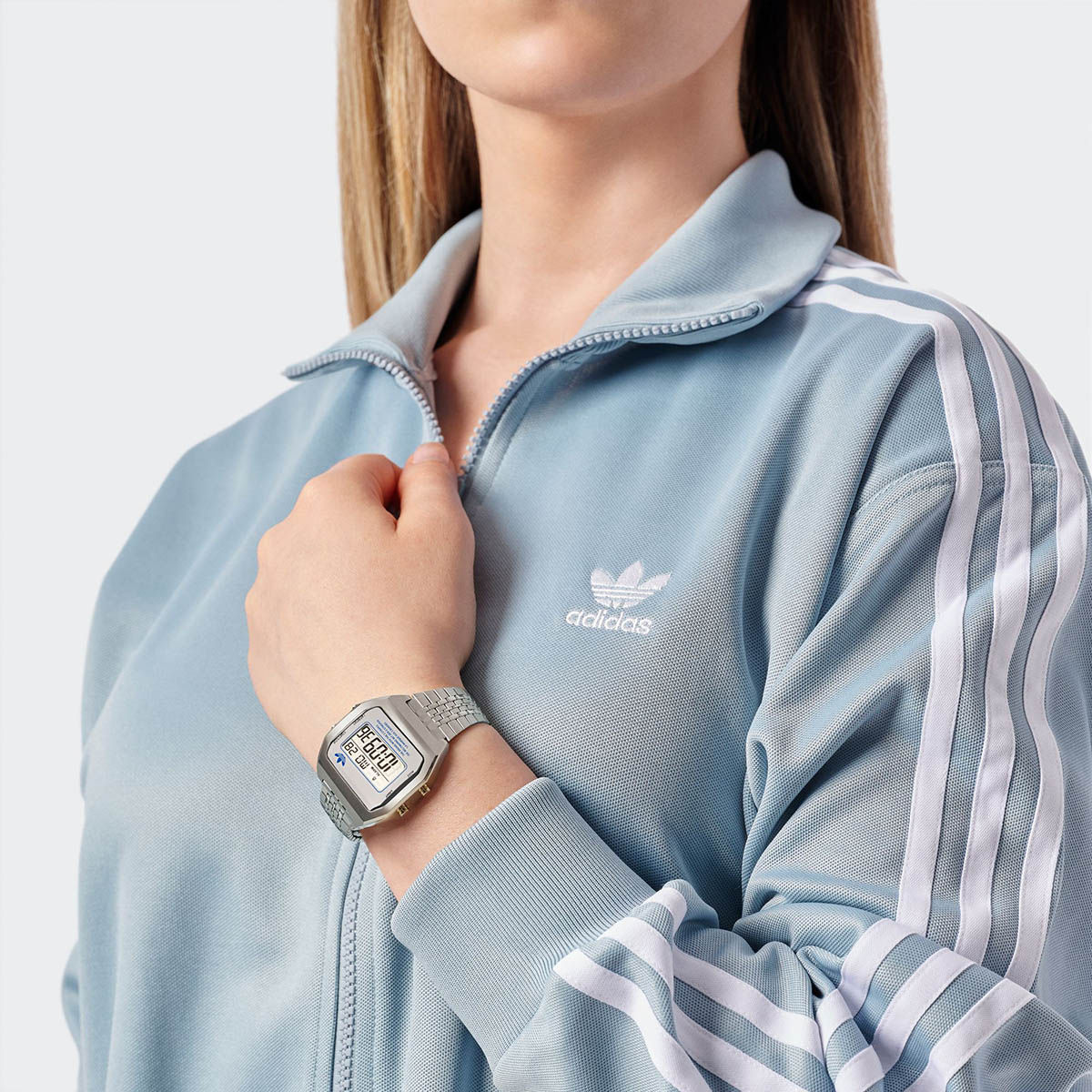 Buy adidas Originals Digital Two Unisex Grey 36 Mm Dial Digital Watch -  Aost23554 (M) Online