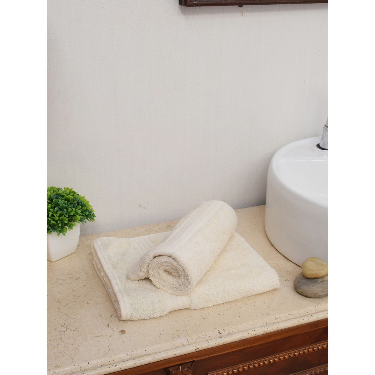 Buy AVI LIVING Plush Egyptian Cotton Regular Hand Towels Set of 2
