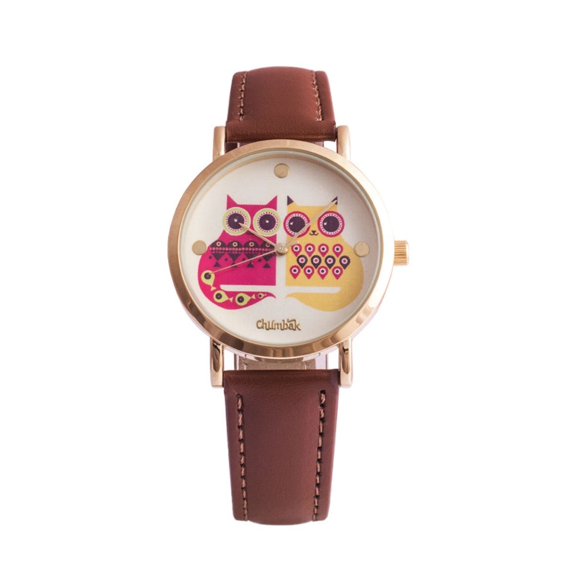 Buy Chumbak Bestie Cats Women s Wrist Watch Online
