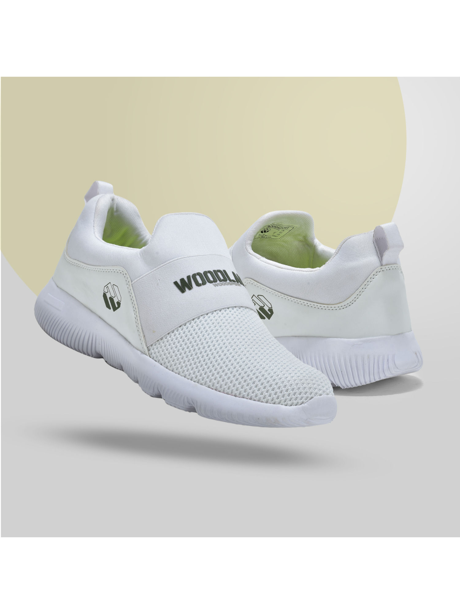 Buy WOODLAND Mens White Sports Walking Shoes Online