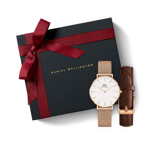 Buy Daniel Wellington Petite Melrose Bristol Strap Watch Gift