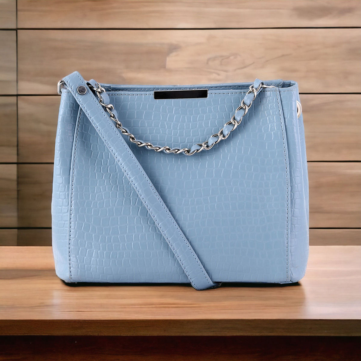 Buy Toteteca Blue French Sling Bag Online