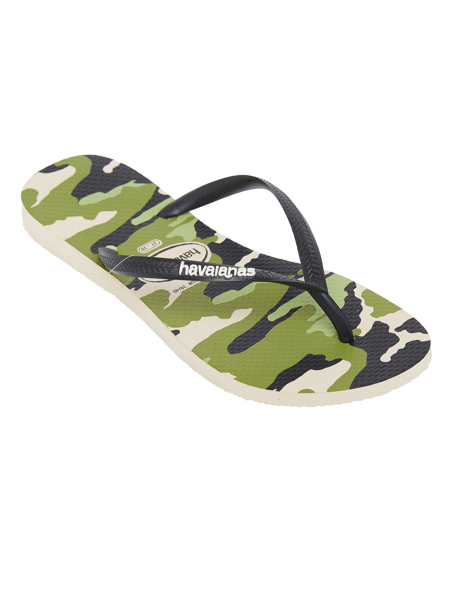 Havaianas Green Slim Camu Flipflops EURO 35 36