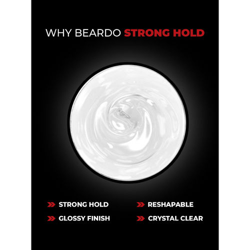 Beardo Stronghold Hair Wax for Men,| Crystal Gel, Glossy Finish, Strong  Hold Hair Styling Wax: Buy Beardo Stronghold Hair Wax for Men,| Crystal Gel,  Glossy Finish, Strong Hold Hair Styling Wax Online