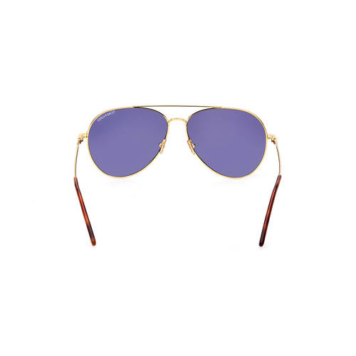 Buy Tom Ford Eyewear Aviator Navy Blue Sunglasses (FT0996 62  display picture 1