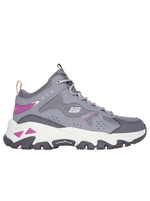 SKECHERS Women D'LITES HIKER ROSCRAN Grey Casual Sneakers (US 7)