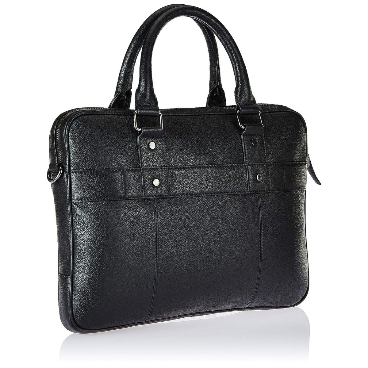 Buy Samsonite Leather Messenger Bag Esquire Unisex Softsided 9.5 Liters Black Online