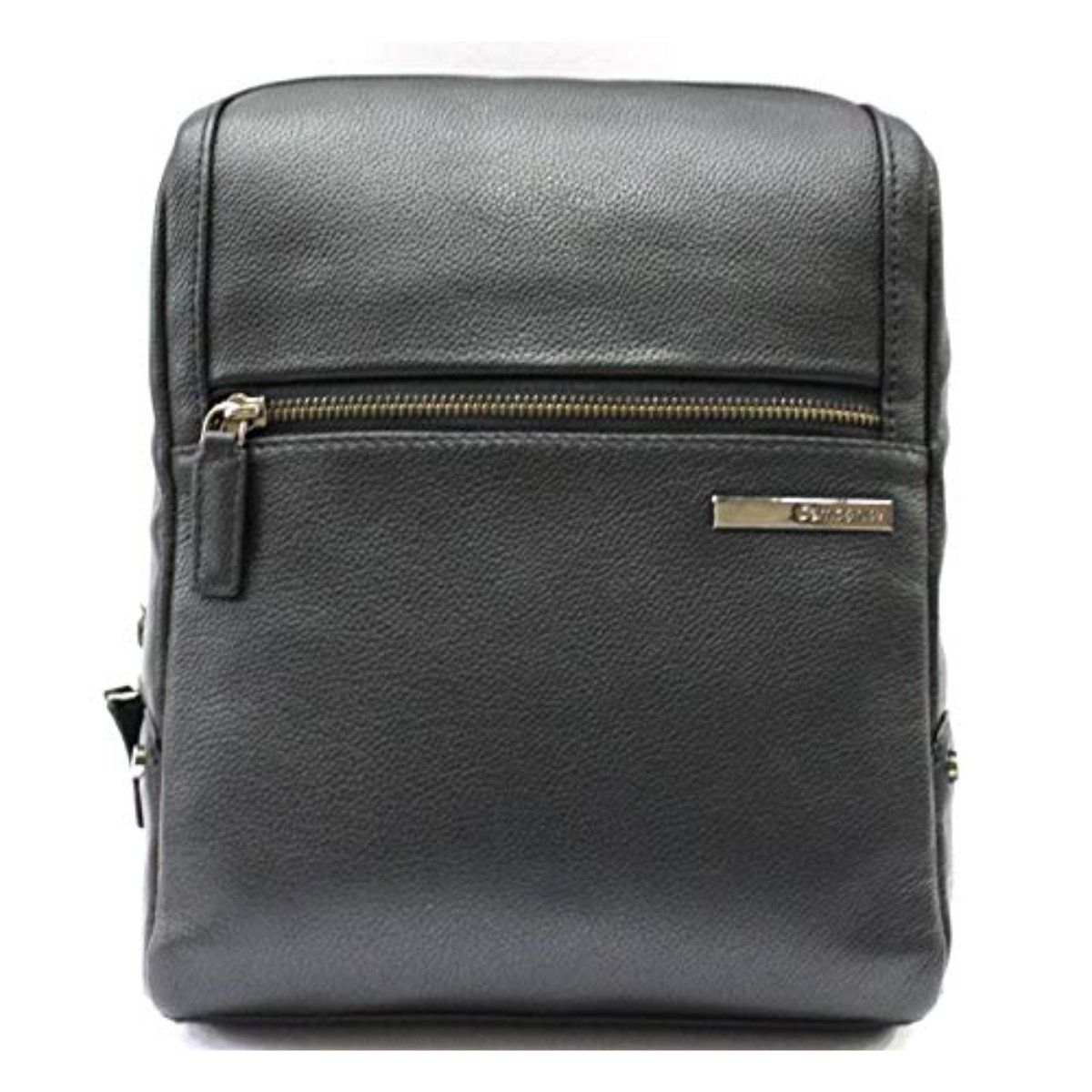 Buy Samsonite Leather Esquire Sling Bag For Unisex Cross Black Online