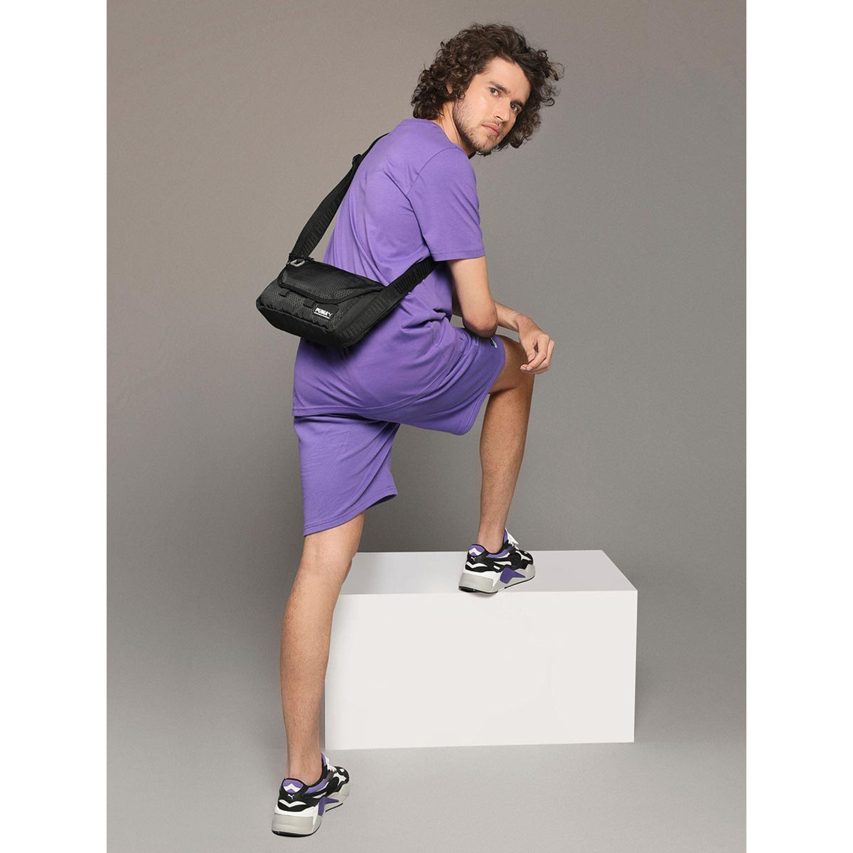 Buy Puma Street Messenger Black Shoulder Bag Online