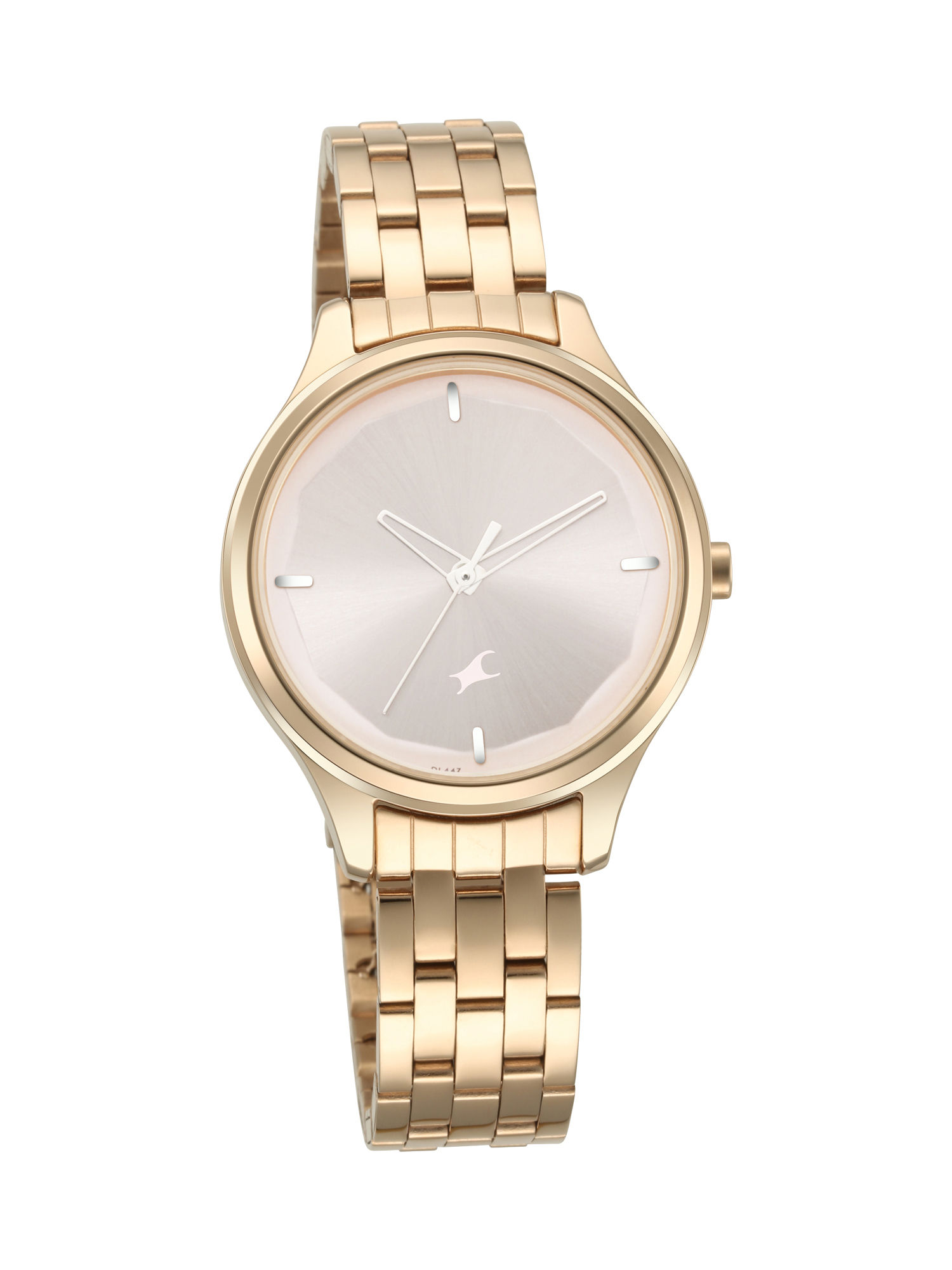 Fastrack Stunners 1.0 6248Wm01 Rose Gold Dial Analog Watch For Women